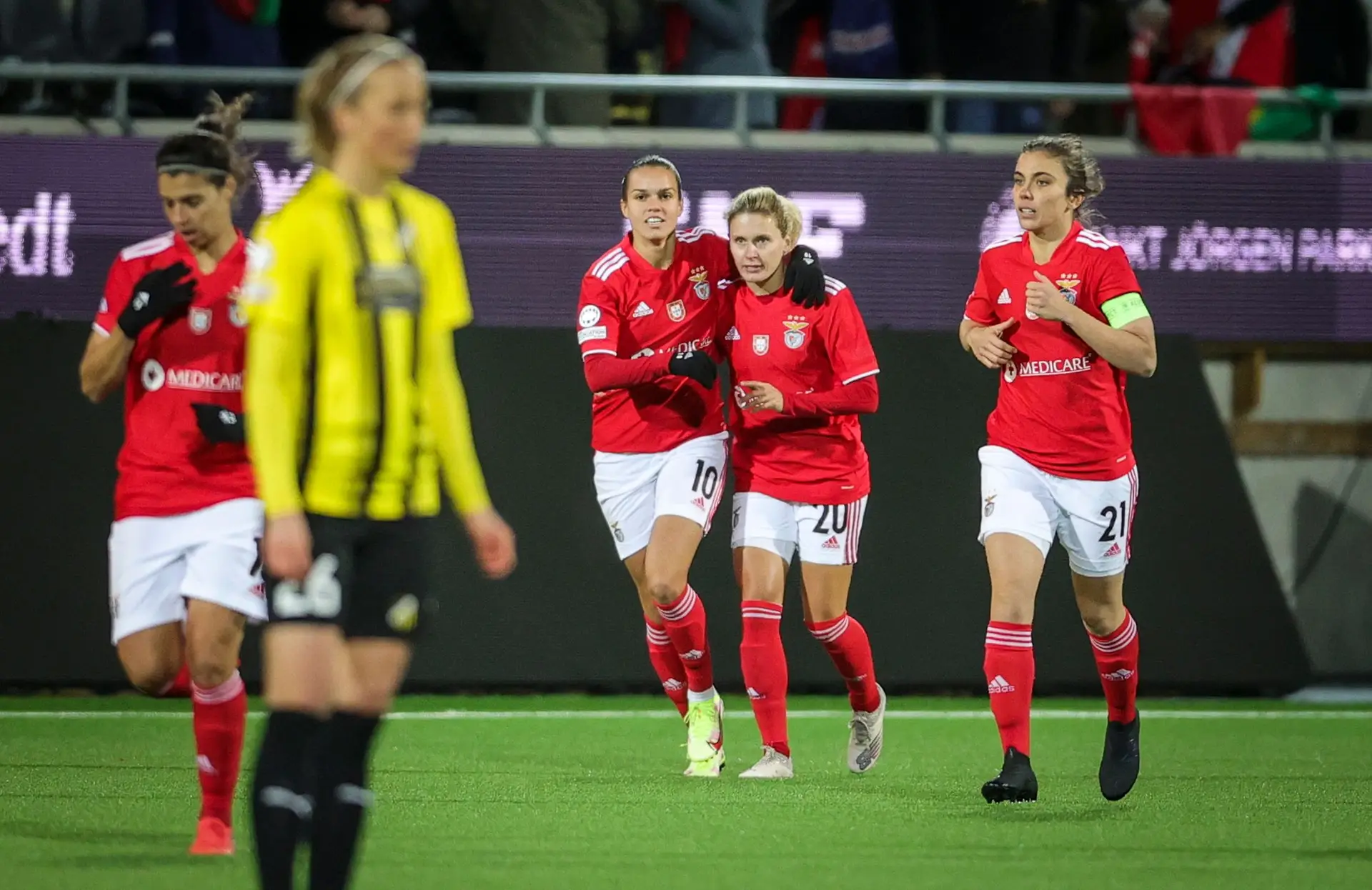 Benfica bate Häcken e soma primeira vitória na Champions feminina