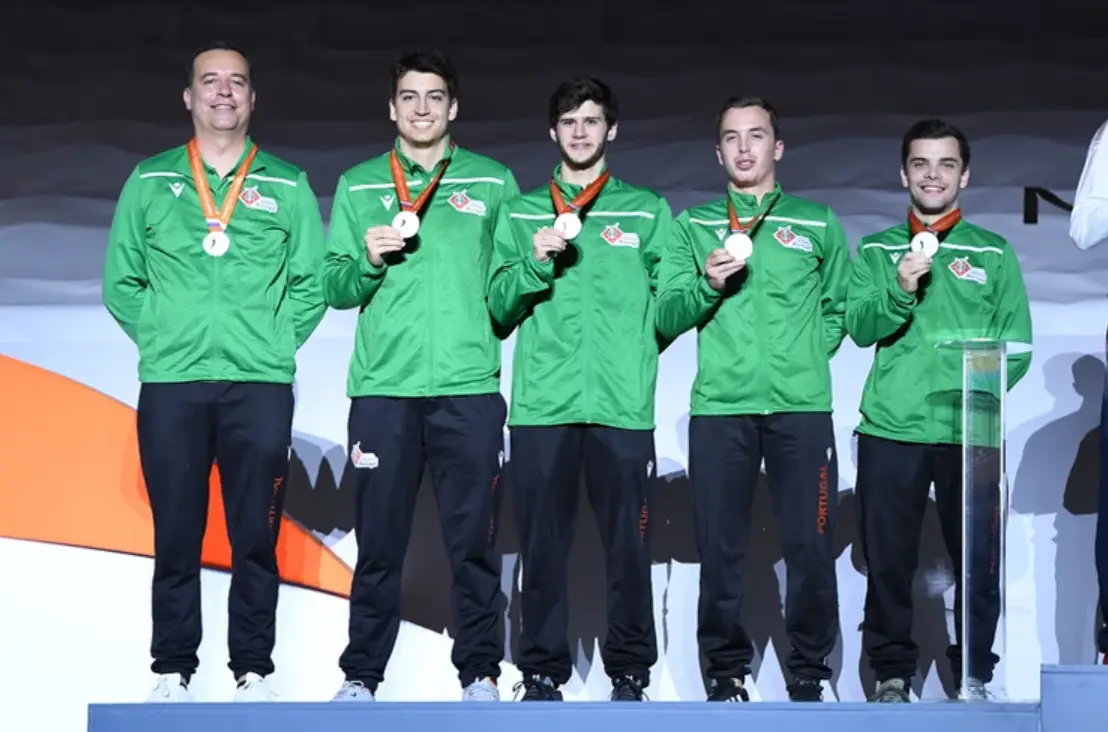 Portugal é vice-campeão do mundo de duplo mini-trampolim