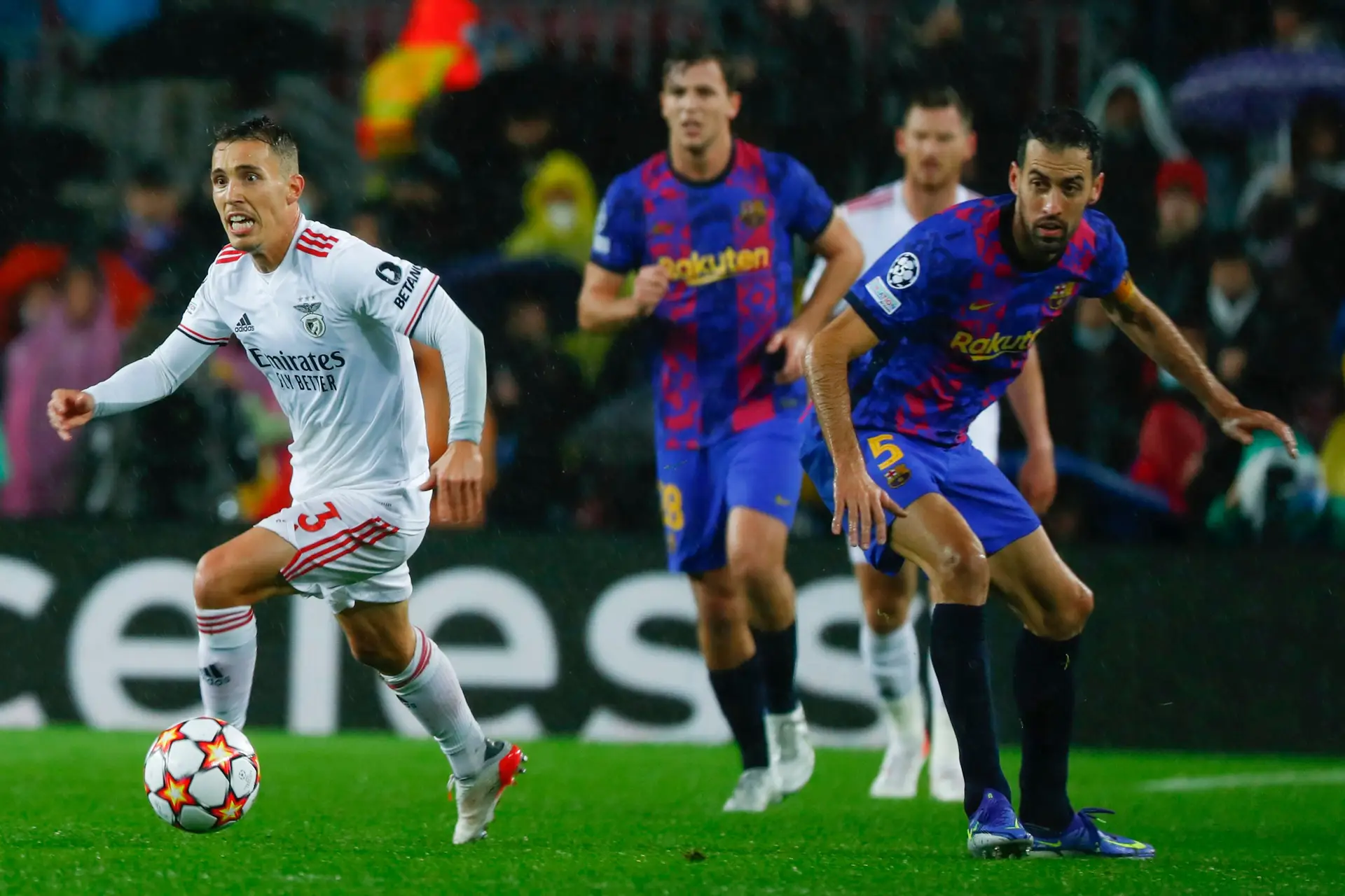 Benfica e Barcelona empatam em Camp Nou