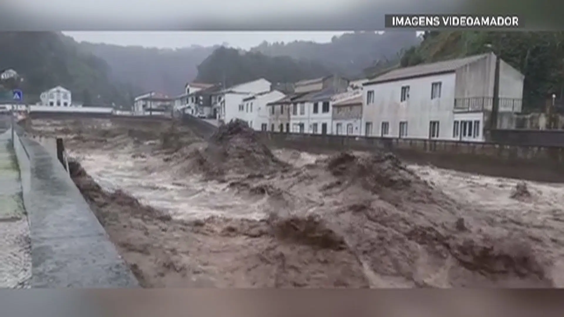 Chuva intensa obriga a realojamento de quatro pessoas nos Açores