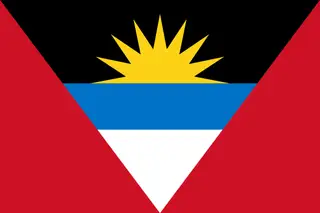 Bandeira de Antígua e Barbuda.