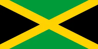 Bandeira da Jamaica.