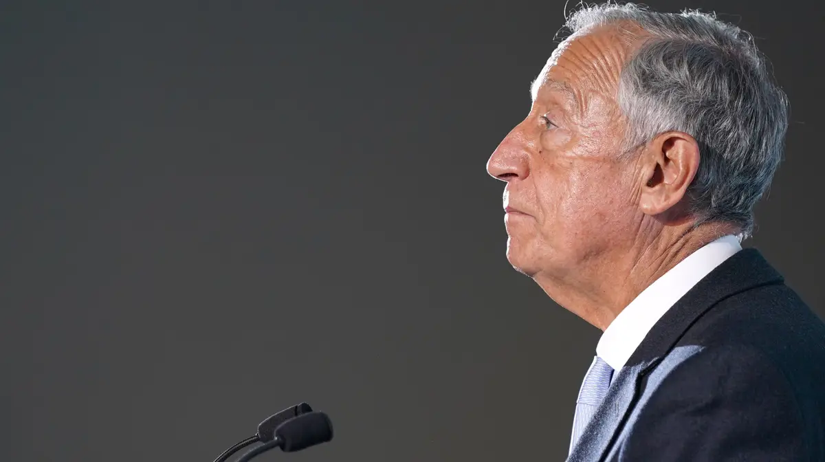 O Presidente da República, Marcelo Rebelo de Sousa, discursa durante o 11.º Encontro PME Inovação COTEC 2021, em Braga.