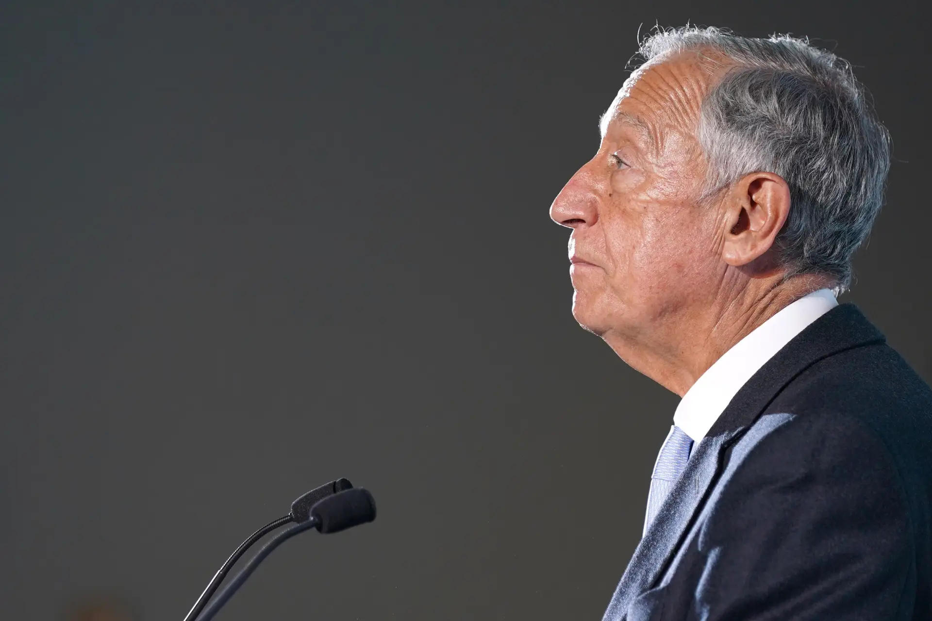 O Presidente da República, Marcelo Rebelo de Sousa, discursa durante o 11.º Encontro PME Inovação COTEC 2021, em Braga.