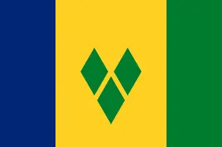Bandeira de São Vicente e Granadinas.