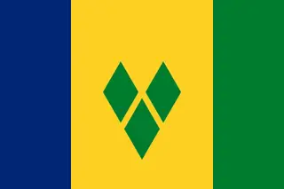 Bandeira de São Vicente e Granadinas.