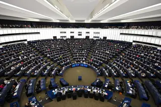O Parlamento Europeu.
