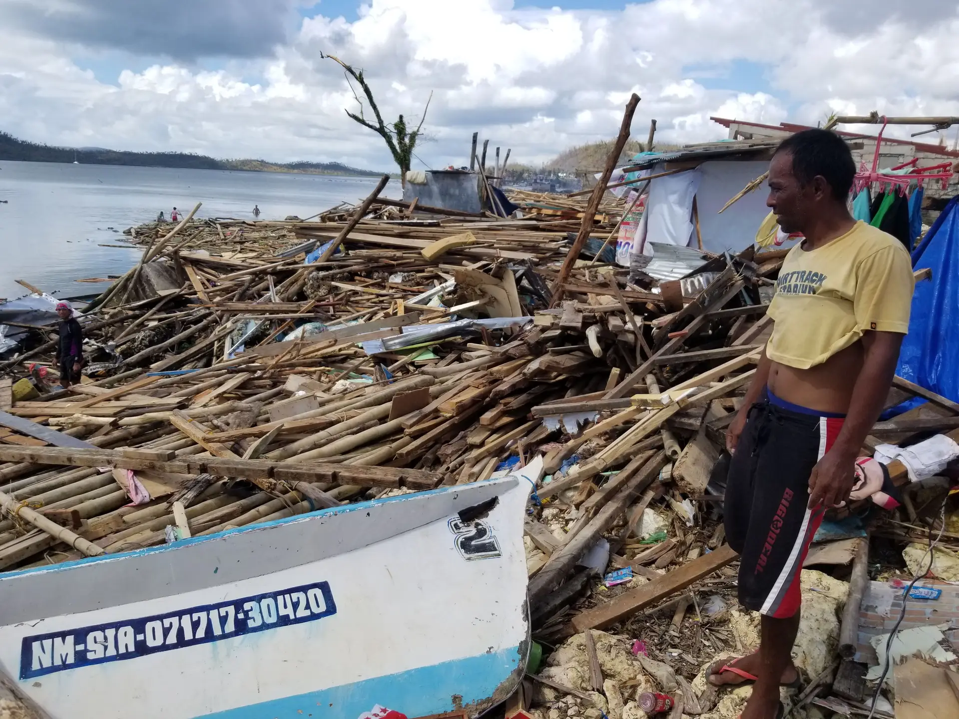 Tufao Rai à passagem pelas Filipinas