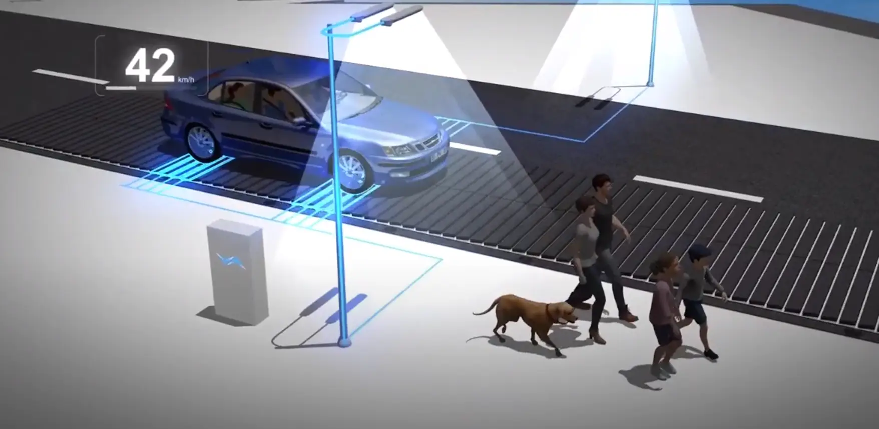 Tecnologia que reduz velocidade dos carros testada em passadeira junto a escola de Matosinhos