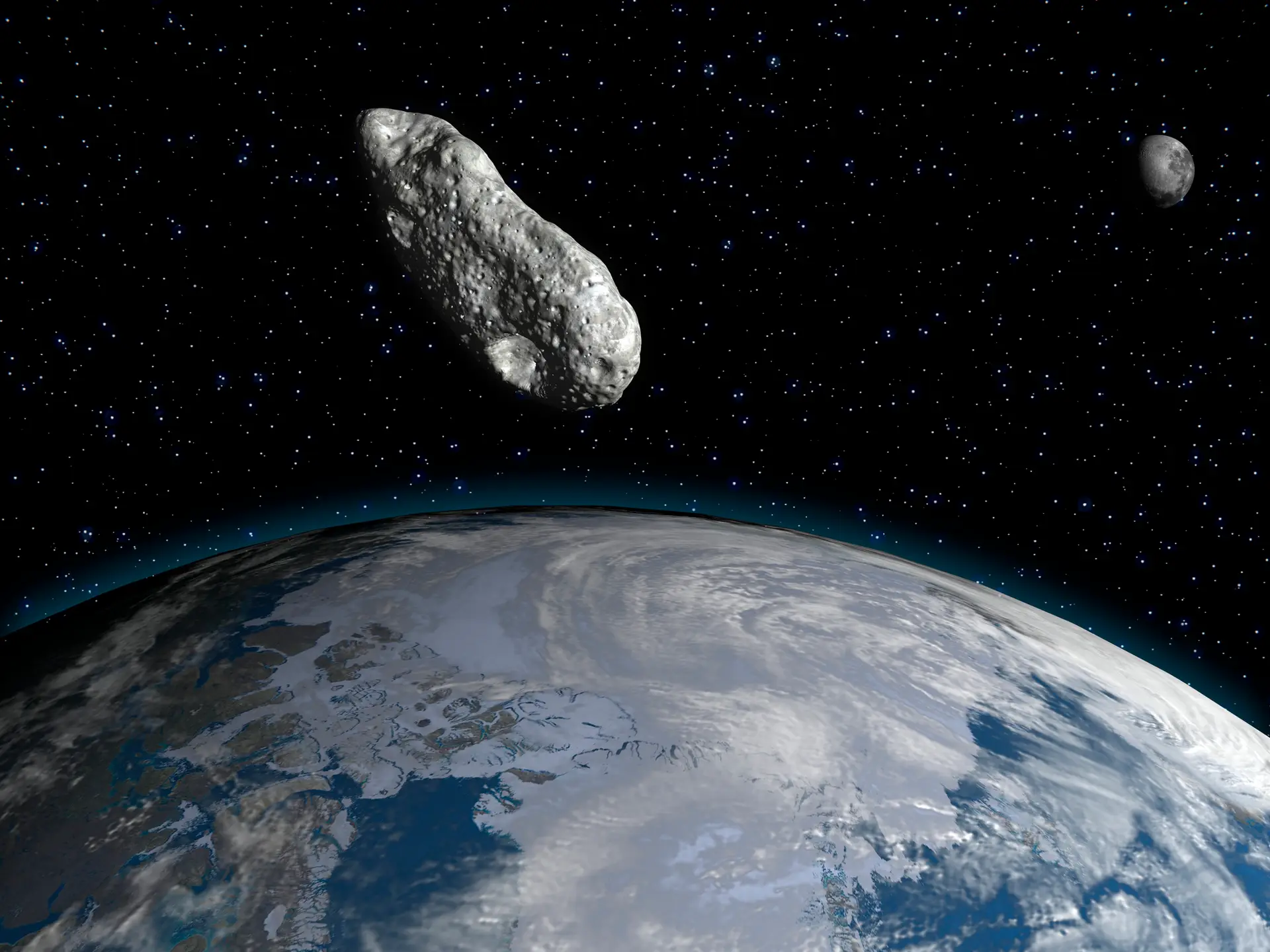 Asteroide gigante sobrevoará a Terra este mês