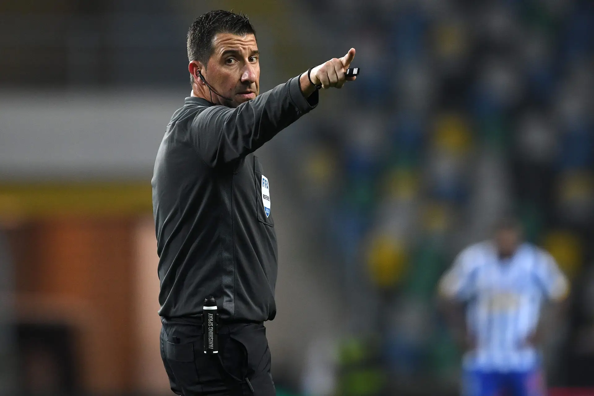 Hugo Miguel é o árbitro do jogo entre Sporting e Sporting de Braga