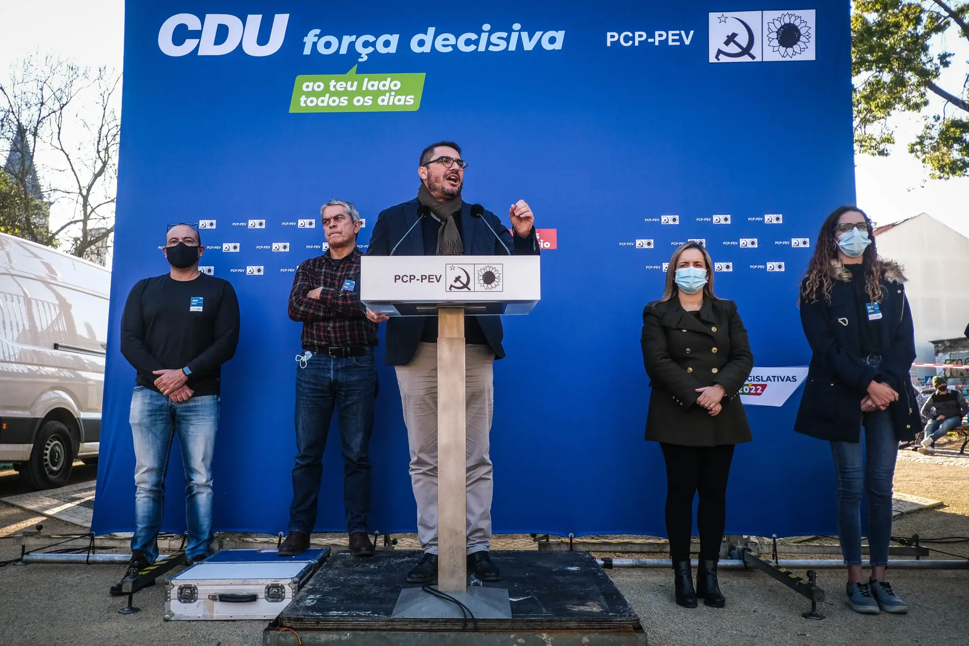 “Contas certas” da CDU são com o povo e não são as mesmas de Costa, diz João Oliveira