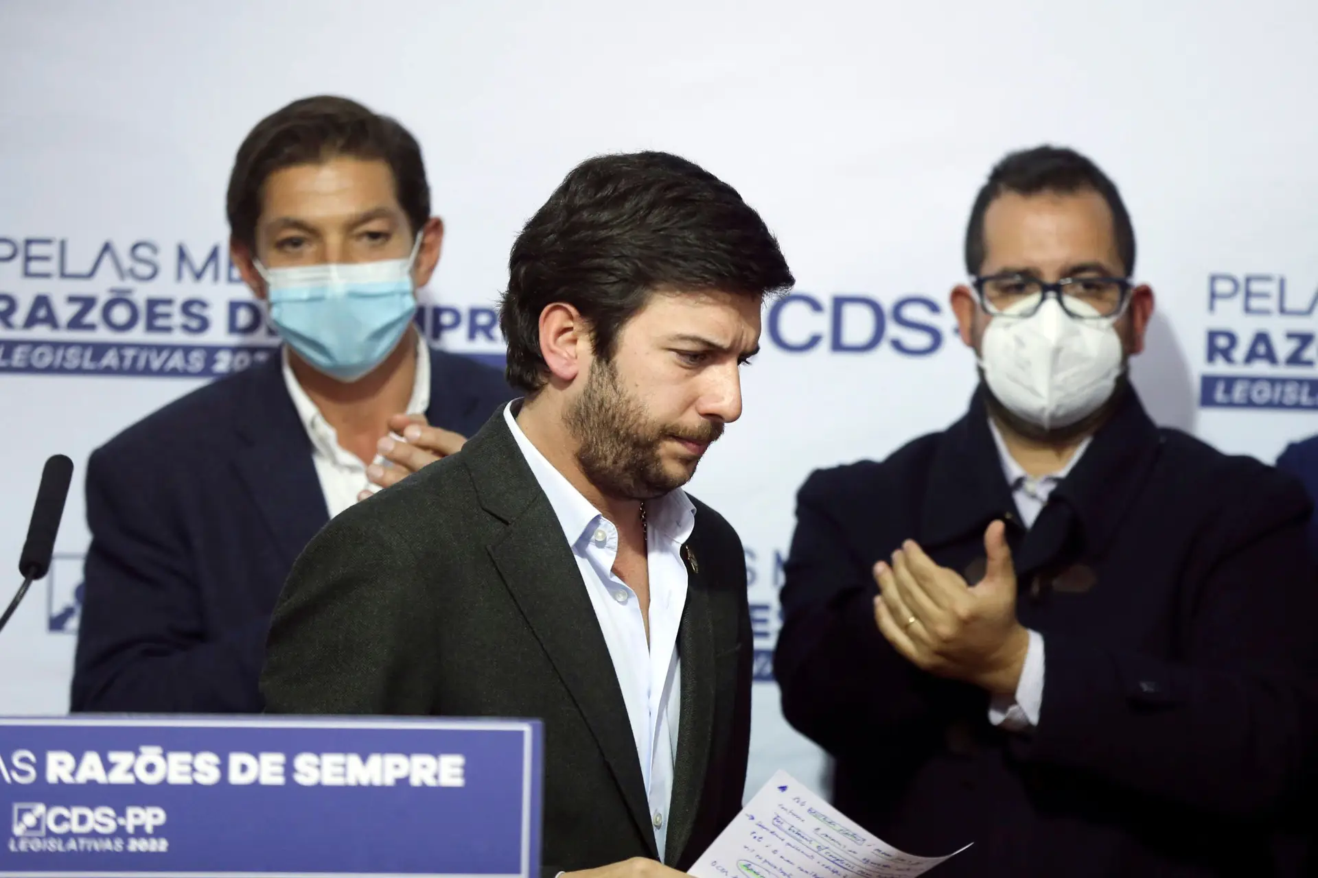 Francisco Rodrigues dos Santos demite-se da liderança do CDS