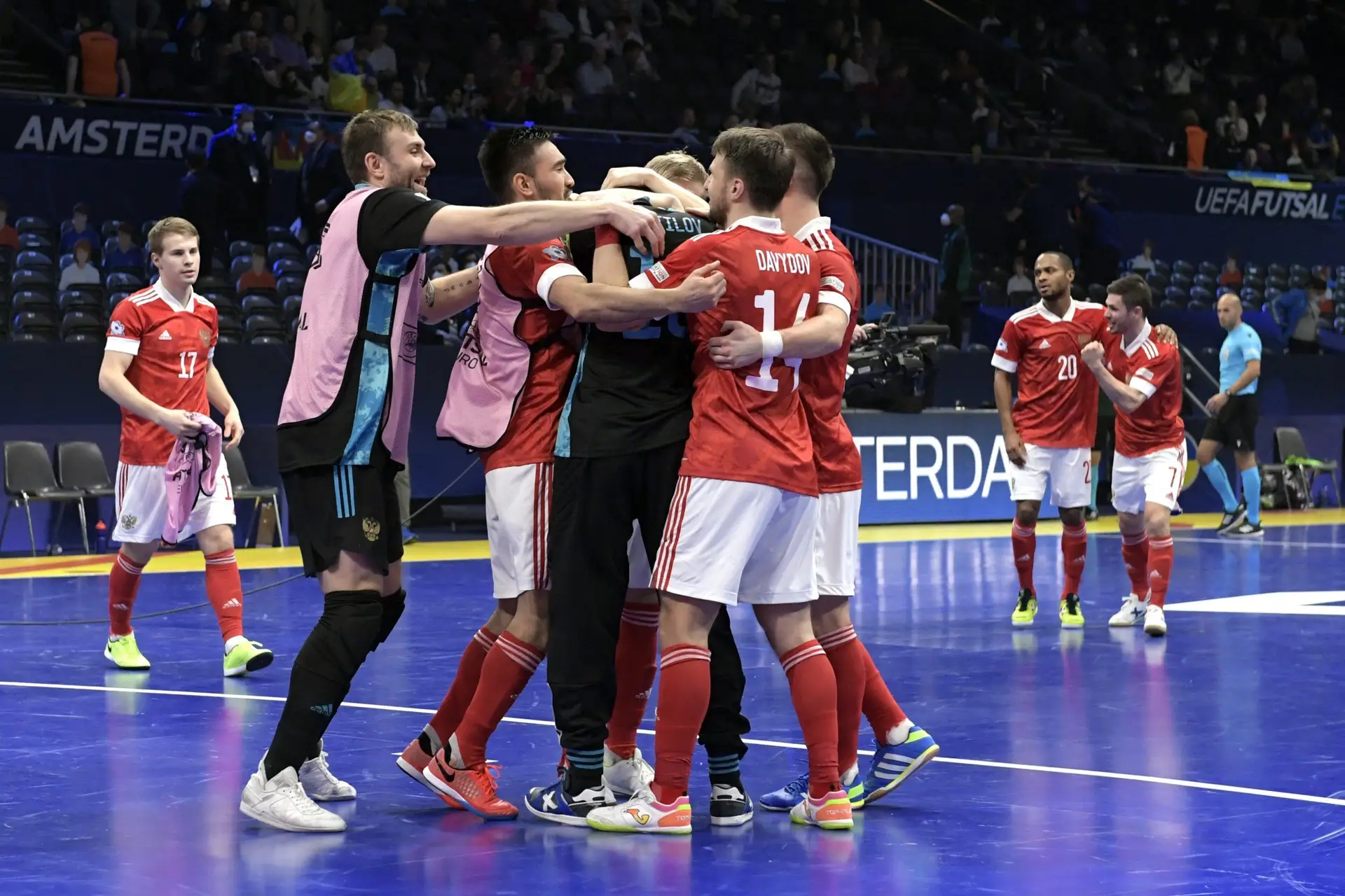 Euro22 de futsal: Rússia vence Ucrânia e apura-se para a final