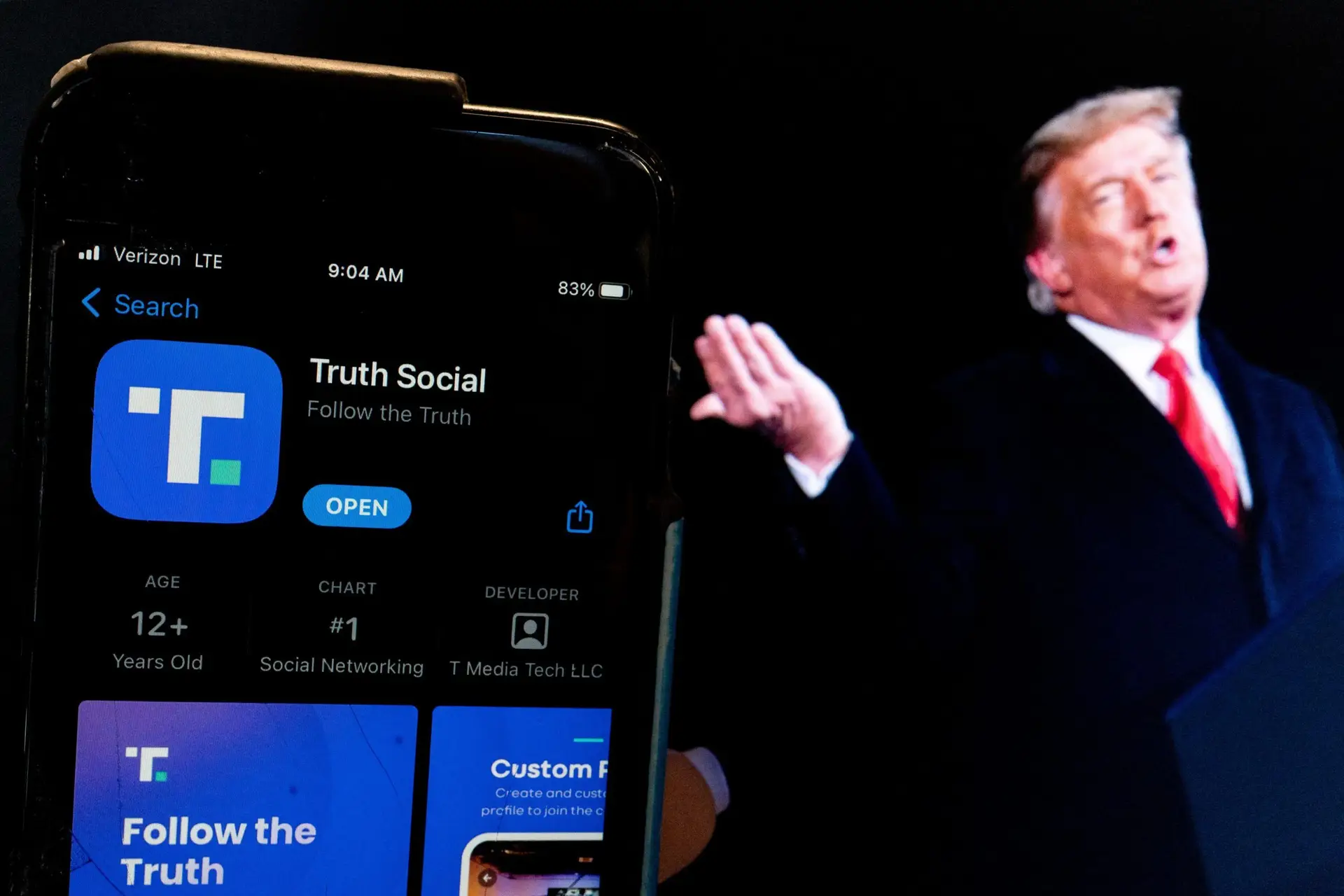 Rede social de Donald Trump já foi lançada mas nem todos conseguiram registar-se