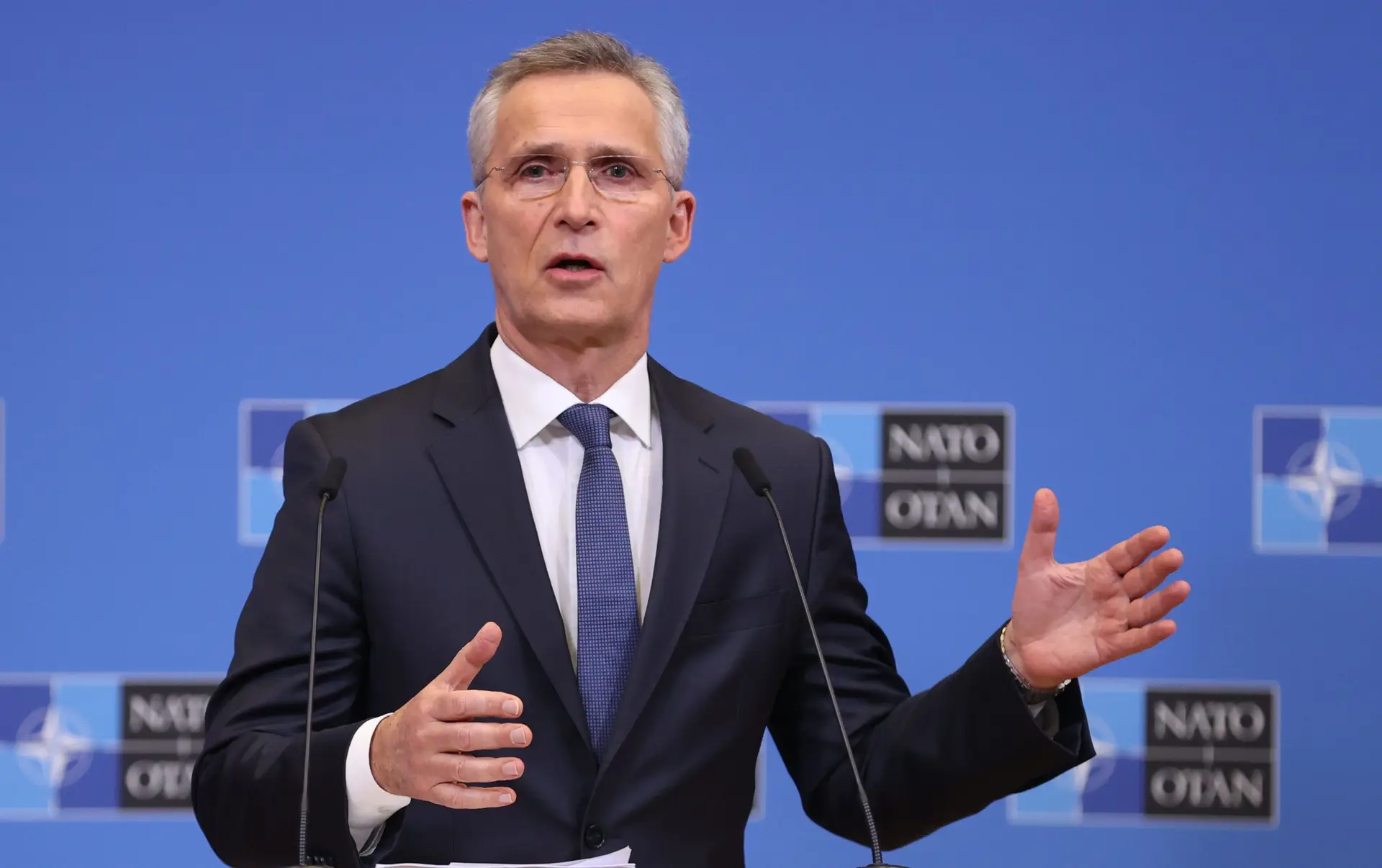 “A paz no nosso Continente foi quebrada”, admite o secretário-geral da NATO