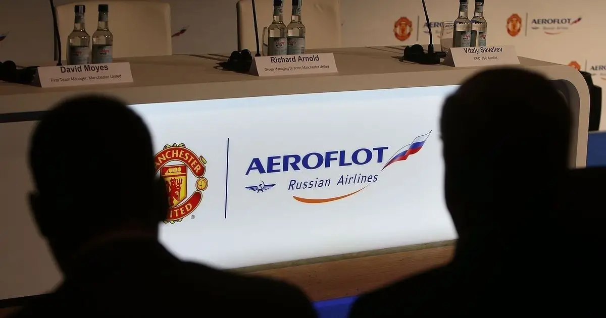 Manchester United rescinde patrocínio com companhia aérea russa Aeroflot