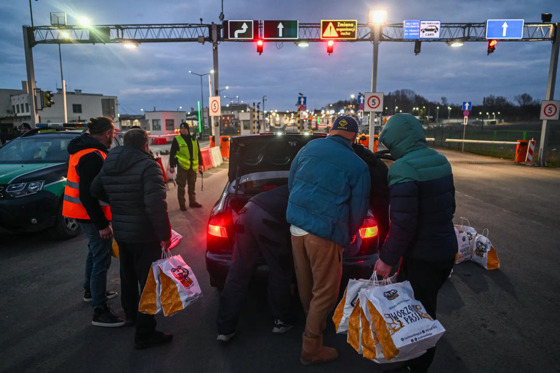 O desespero de quem foge de uma guerra