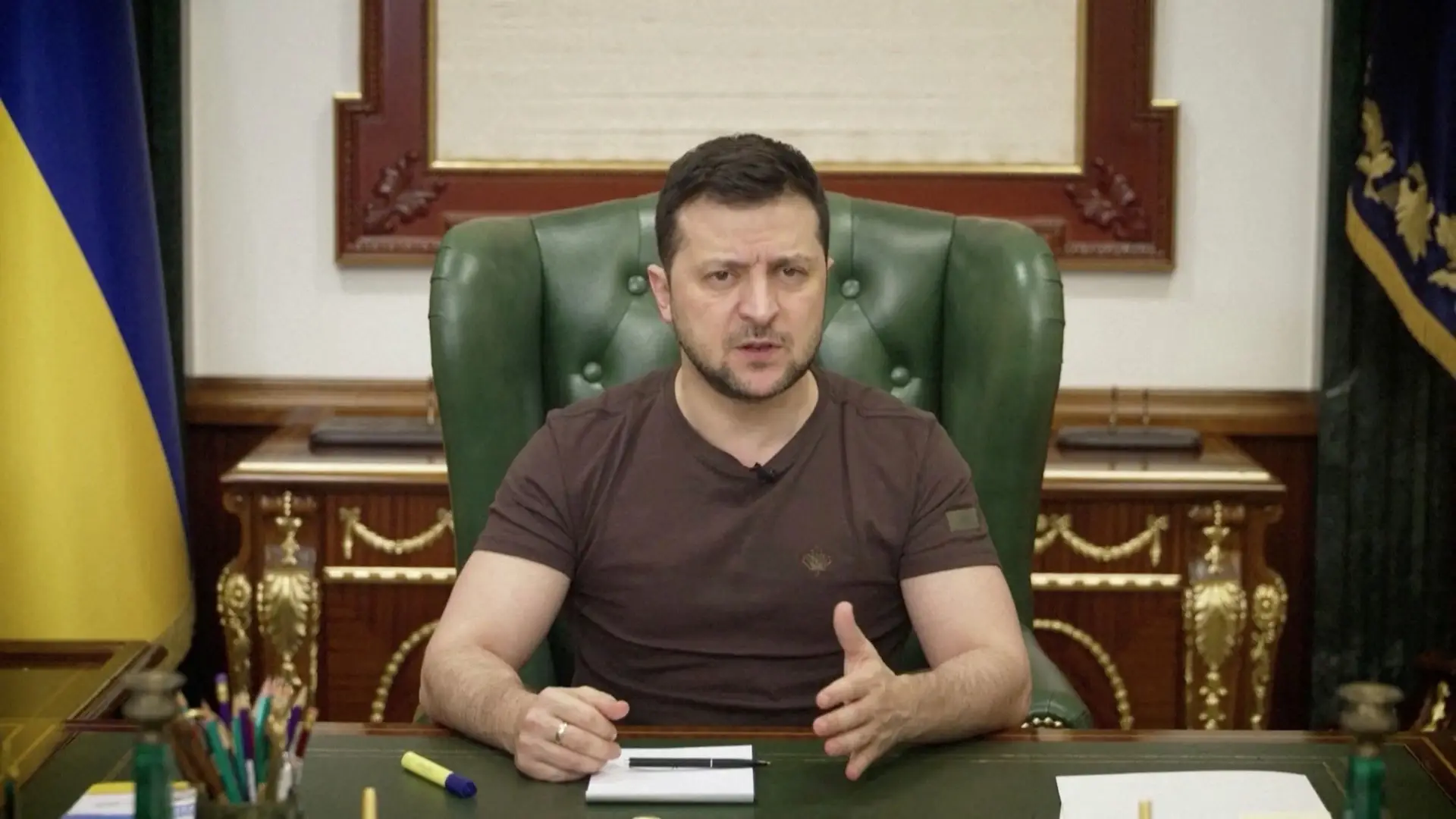 Zelensky alerta para possibilidade de Rússia estar a preparar ataque químico