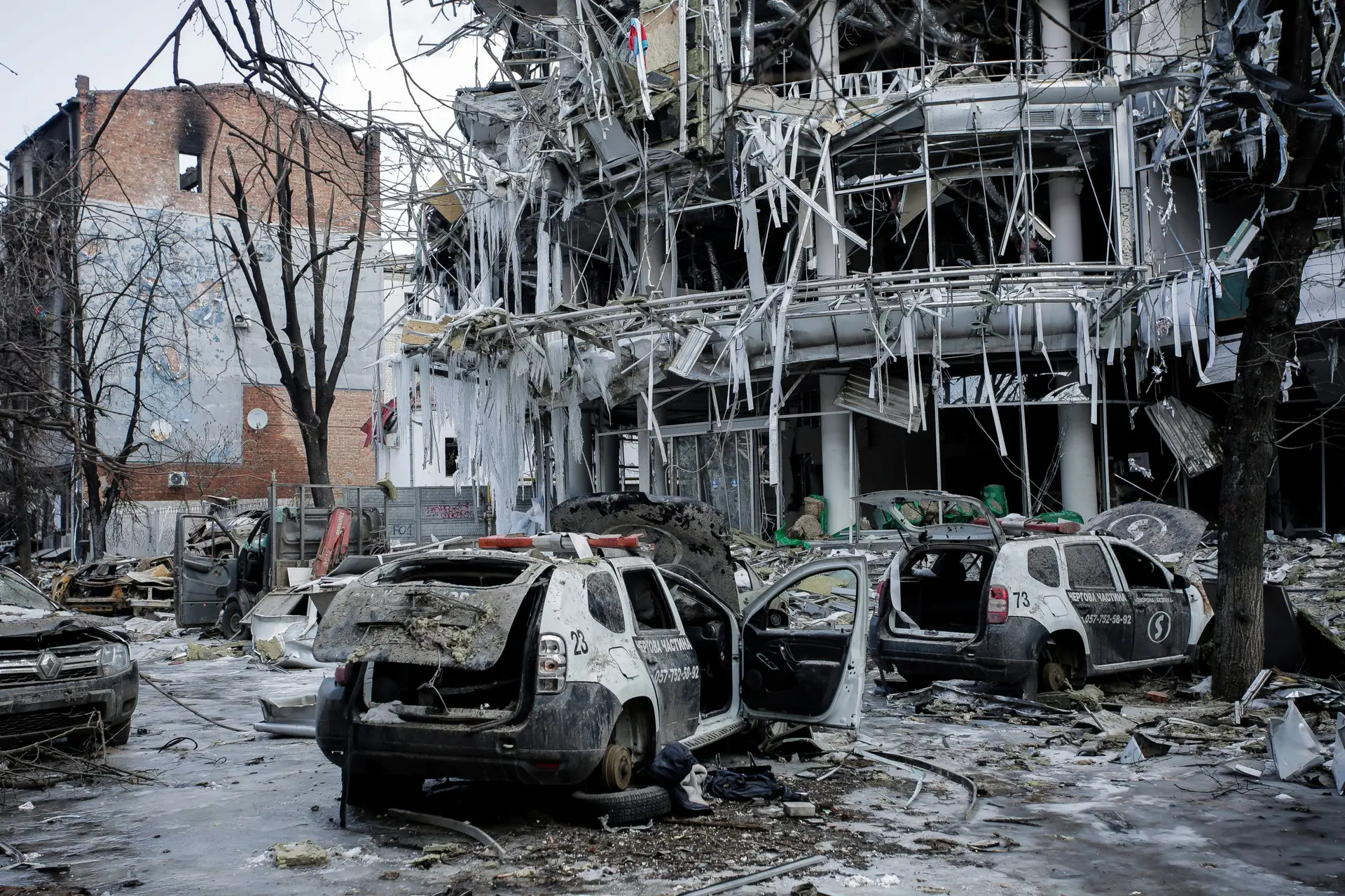 Kharkiv está há três semanas sob bombardeamentos russos