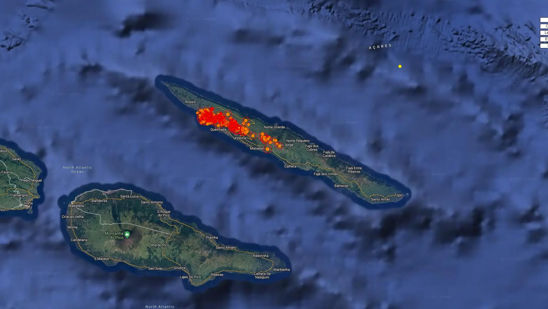 Autoridades admitem “sismo de maior magnitude ou erupção” nos Açores: o que se sabe até agora