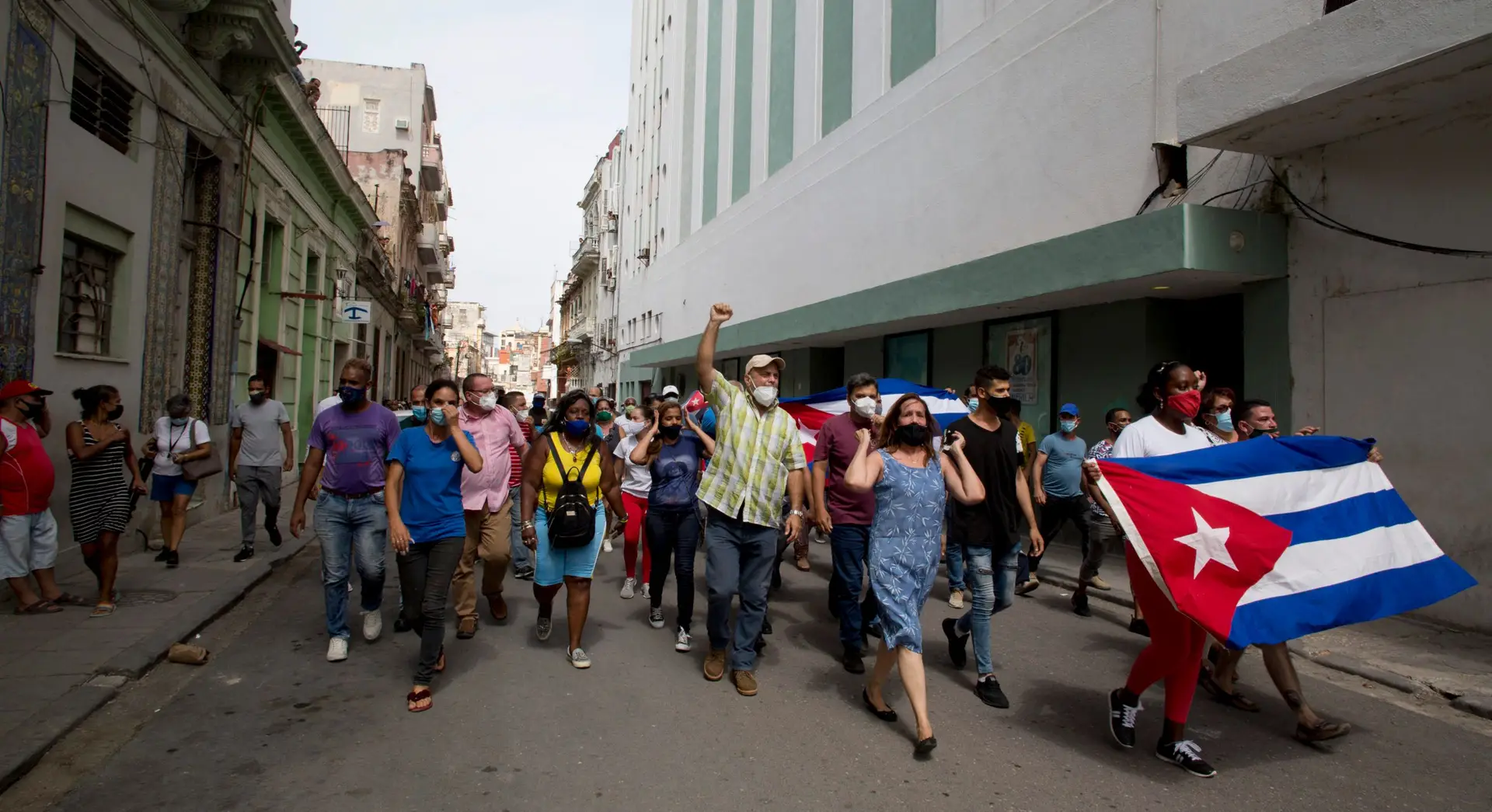 Oito pessoas condenadas até 12 anos de prisão por protestos contra o Governo em Cuba