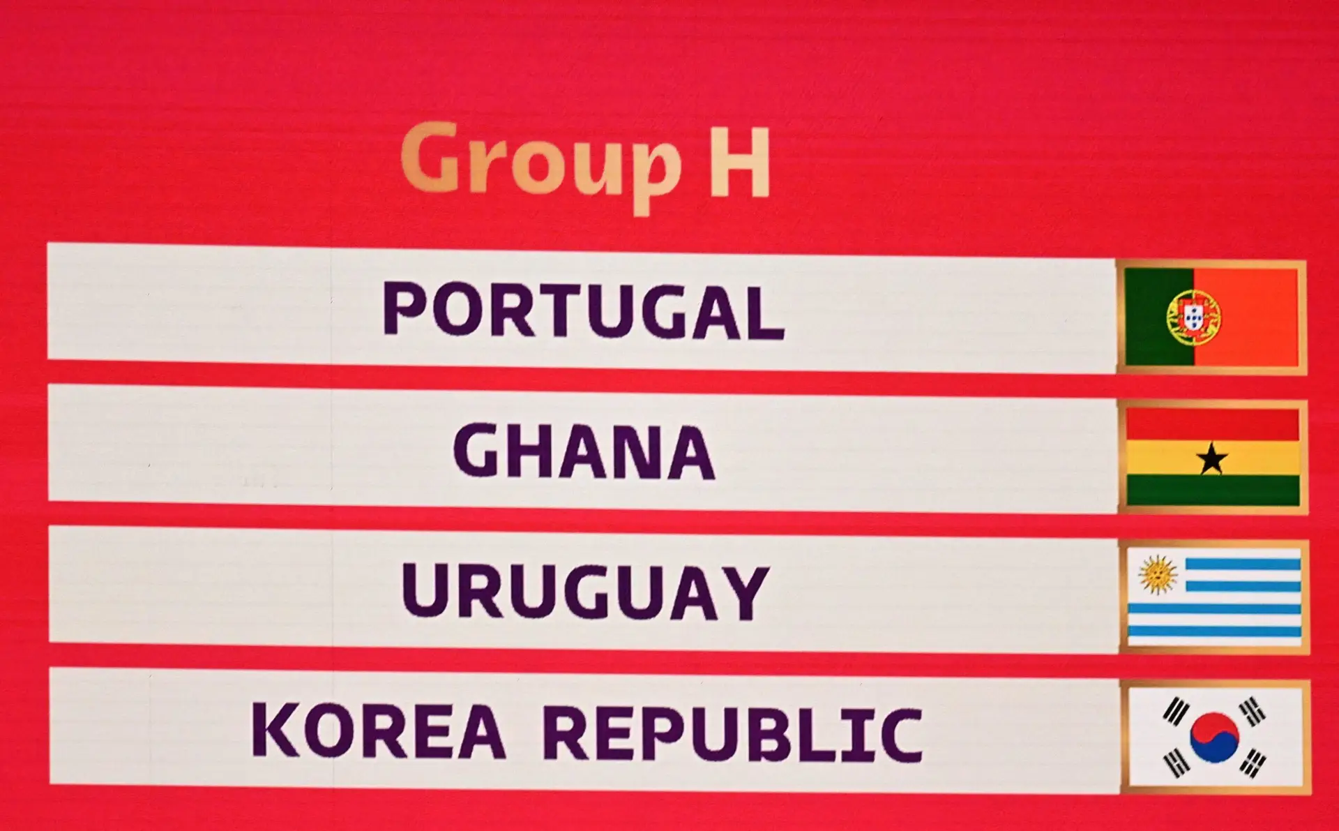 O calendário de Portugal no Mundial 2022