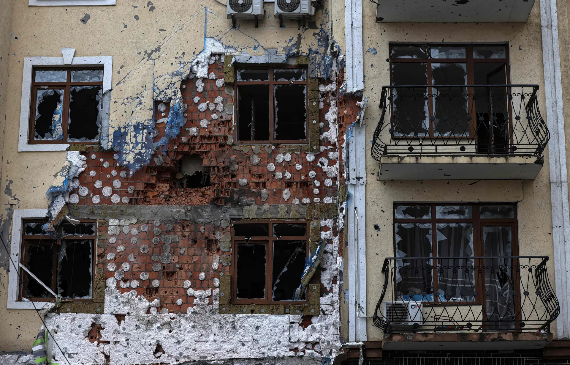 Metade da cidade de Irpin ficou destruída após a passagem das tropas russas