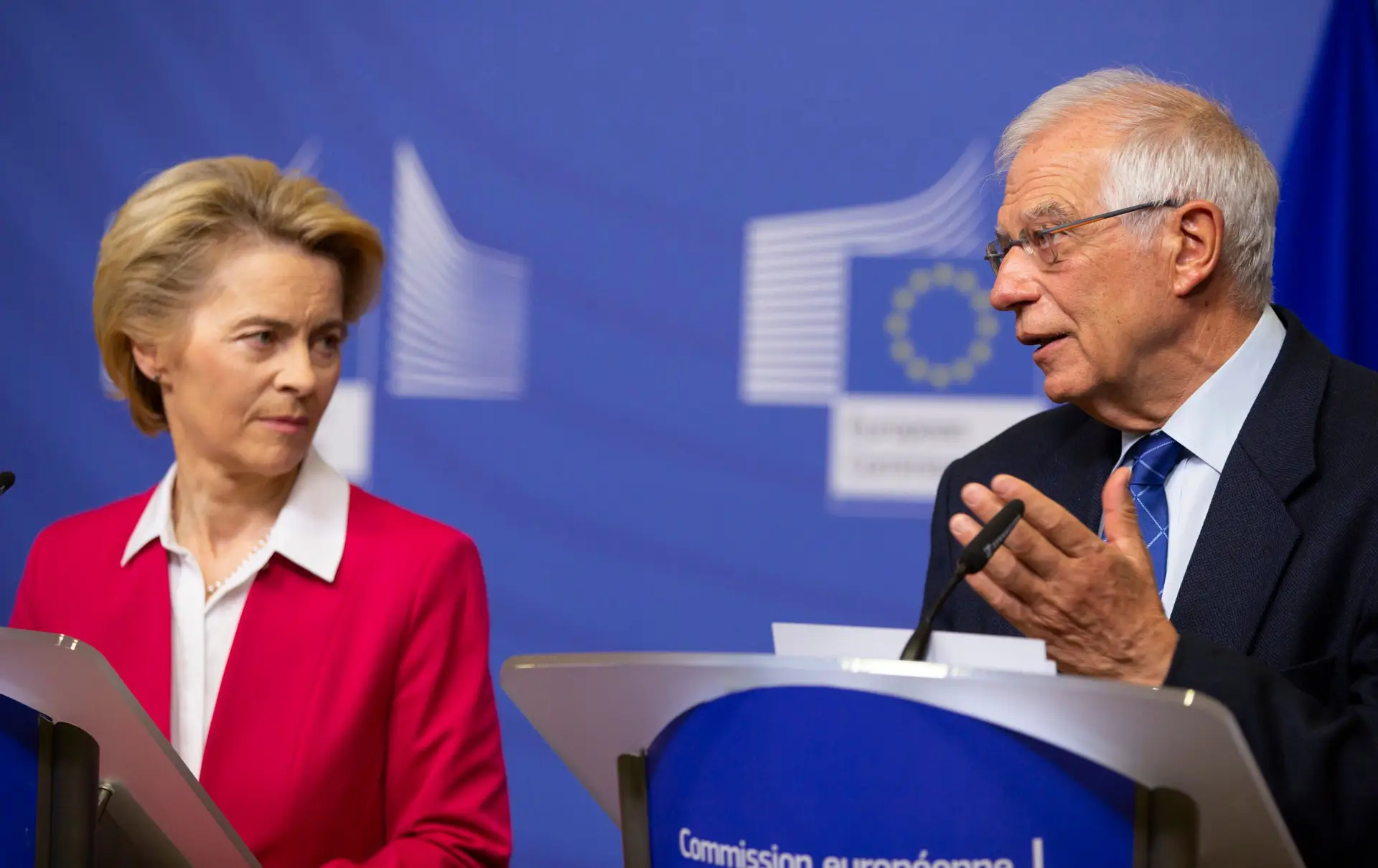 Von der Leyen e Borrell vão encontrar-se com Zelensky em Kiev