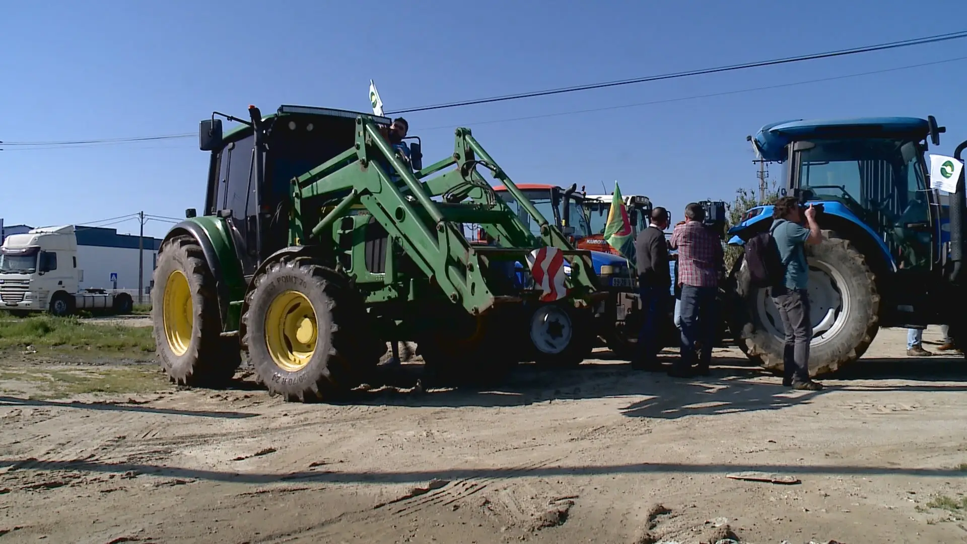 Agricultores em protesto no Fundão pedem mais medidas de apoio ao Governo