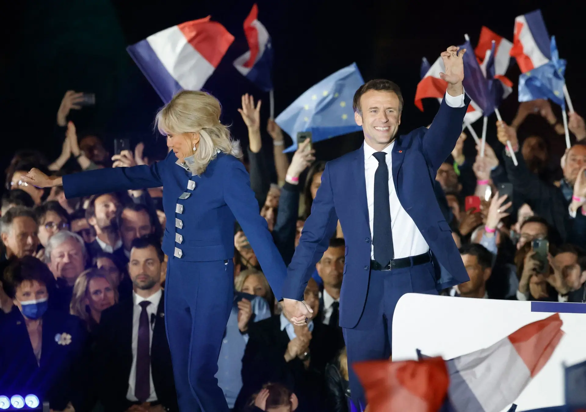 Em direto: Emmanuel Macron reeleito Presidente de França