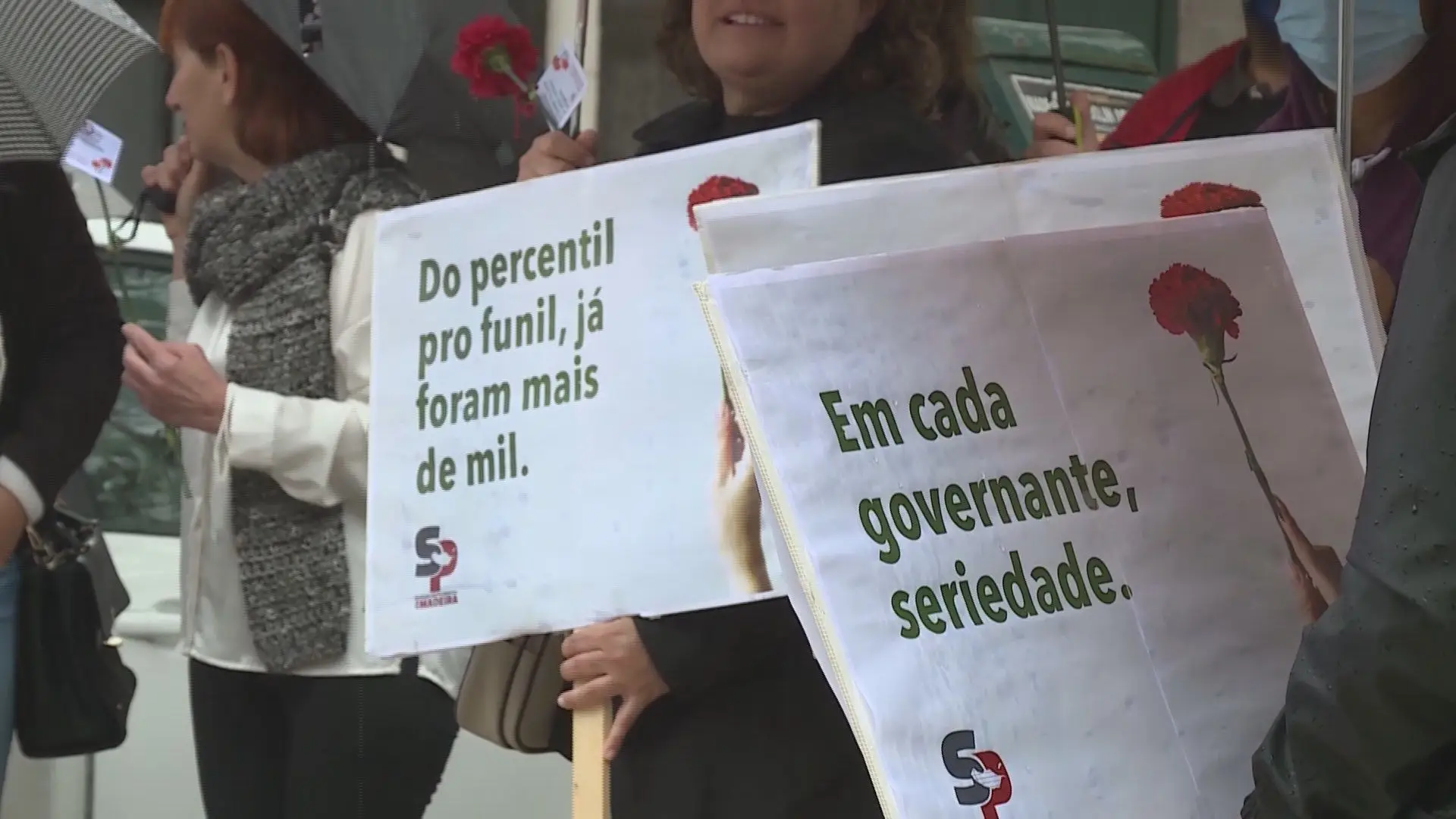 Professores em protesto na Madeira pedem fim das vagas para subir de escalão