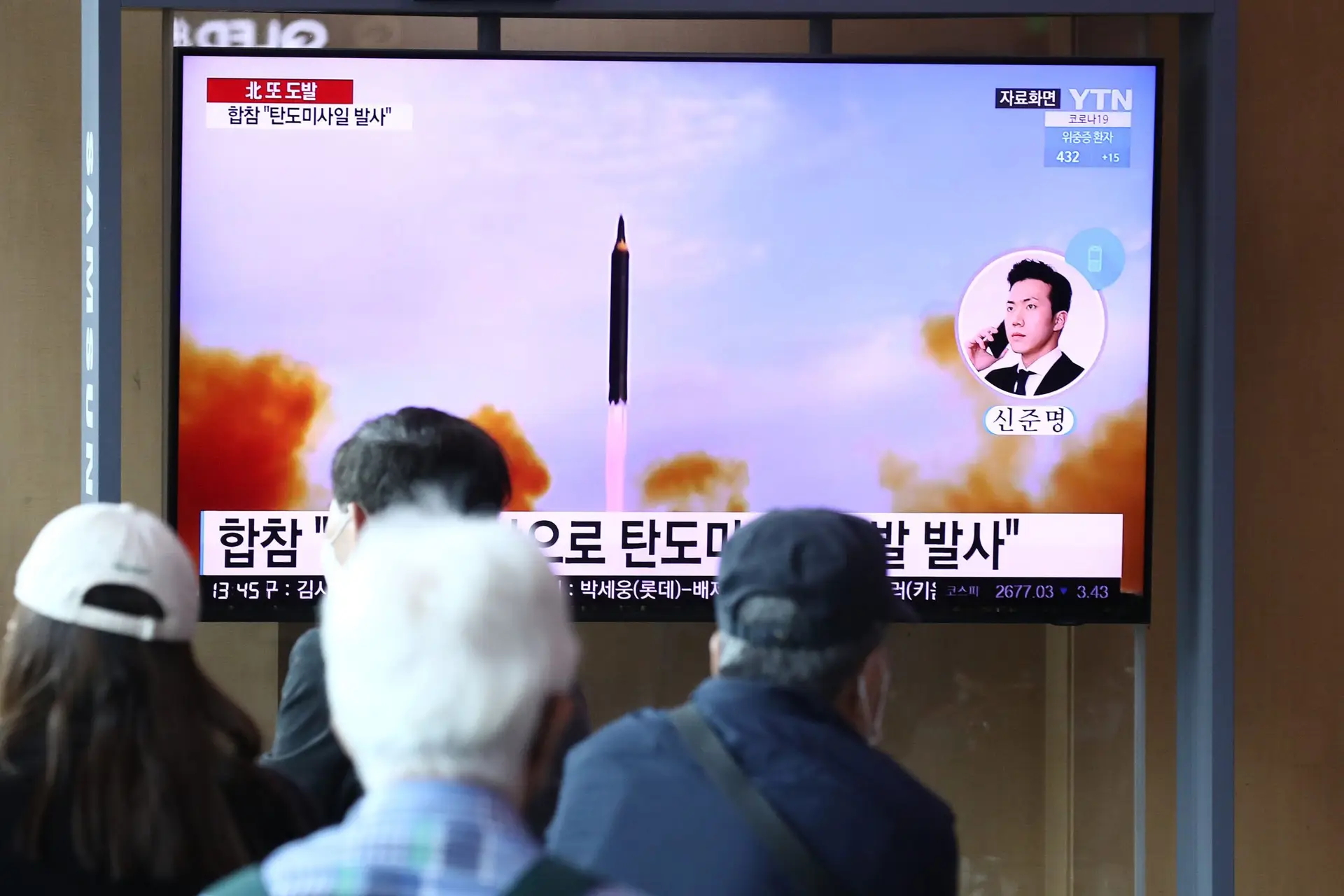 Coreia do Norte dispara “projétil não identificado” em direção ao leste