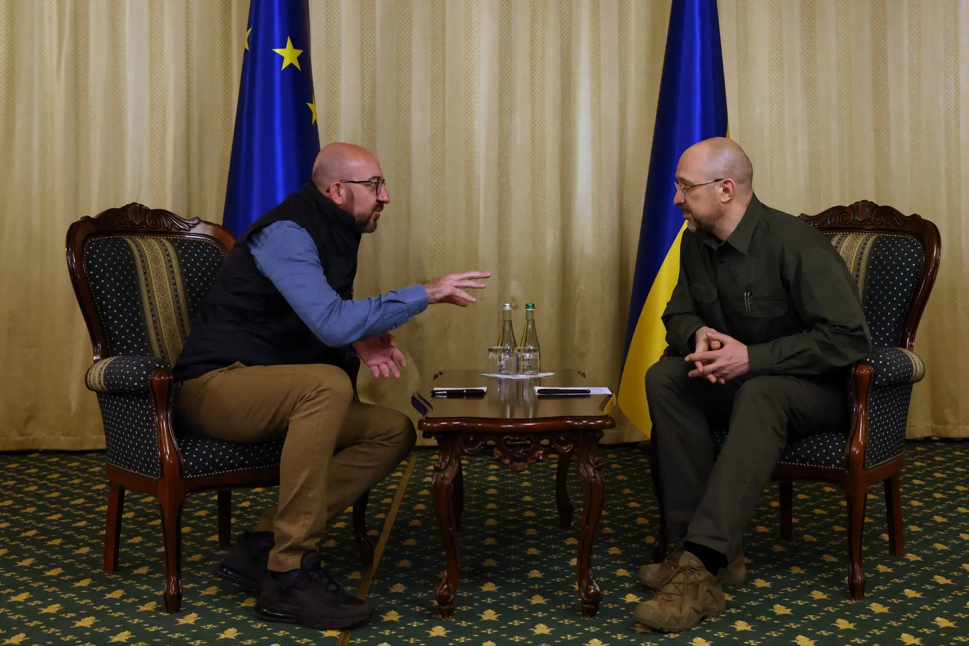 Charles Michel visita Odessa no Dia da Europa
