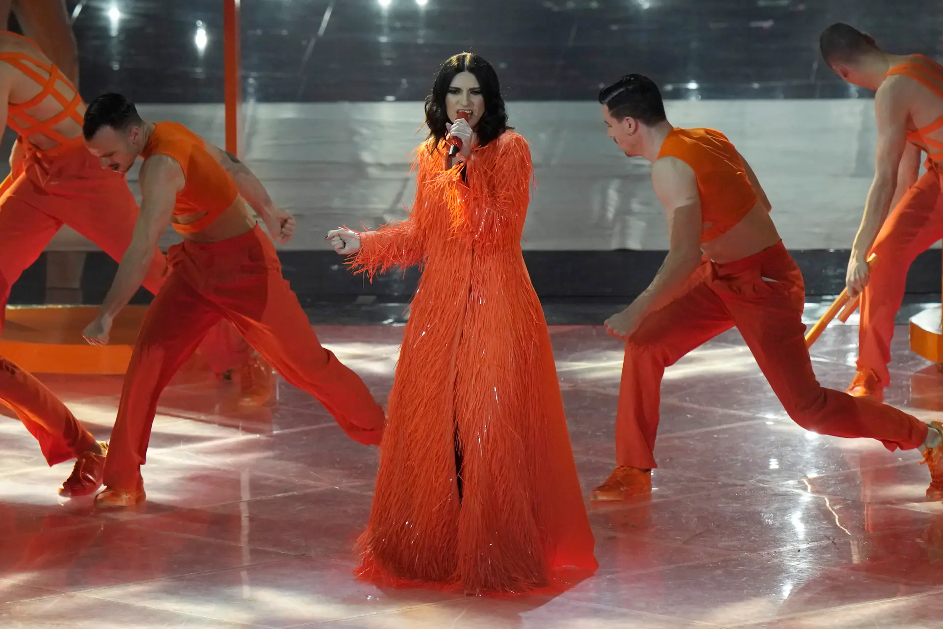 Eurovisão: Laura Pausini desaparece no momento da votação do júri e os internautas quiseram saber porquê