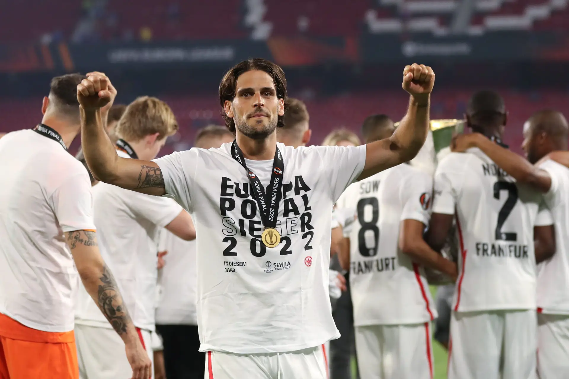 Gonçalo Paciência na conquista da Liga Europa português assume ser um