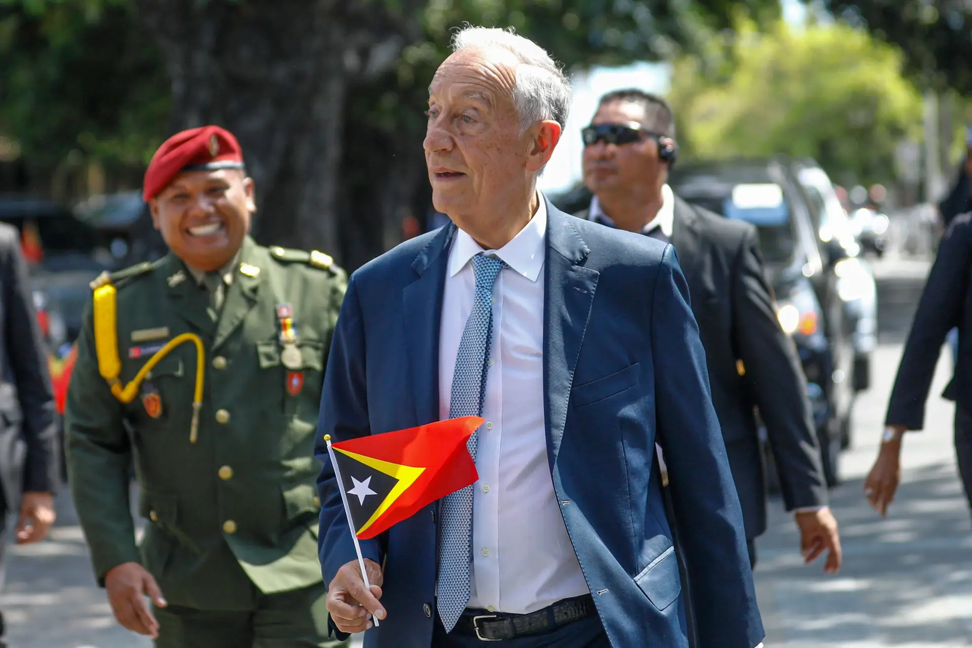 Marcelo passeia em Díli e fala da língua portuguesa como “passaporte” nos 20 anos da independência de Timor-Leste