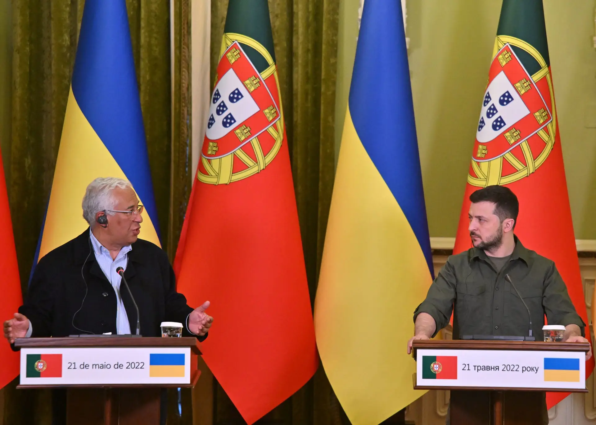 António Costa reitera apoio à entrada da Ucrânia na União Europeia