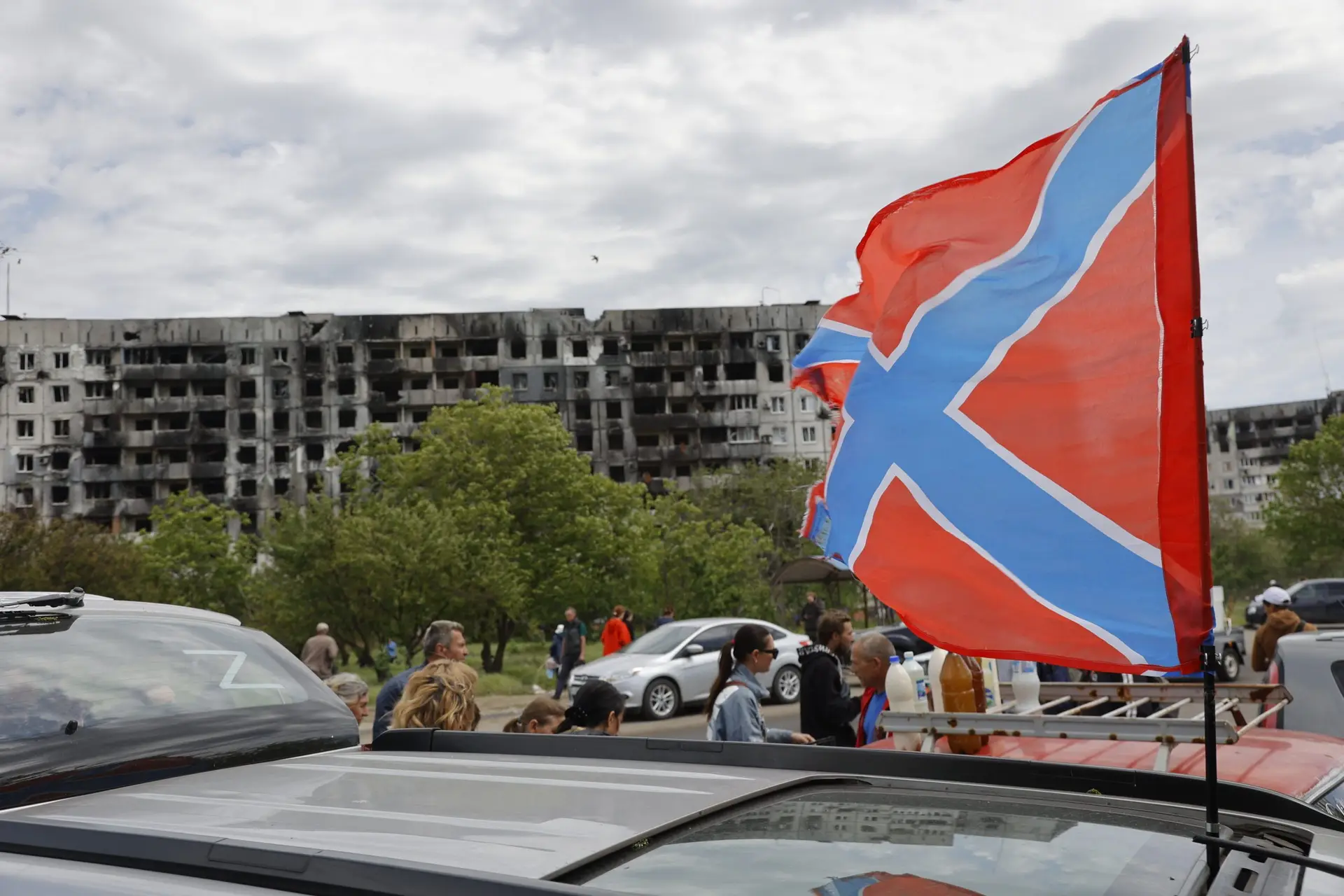 Moscovo emite propaganda russa em Mariupol e Kherson