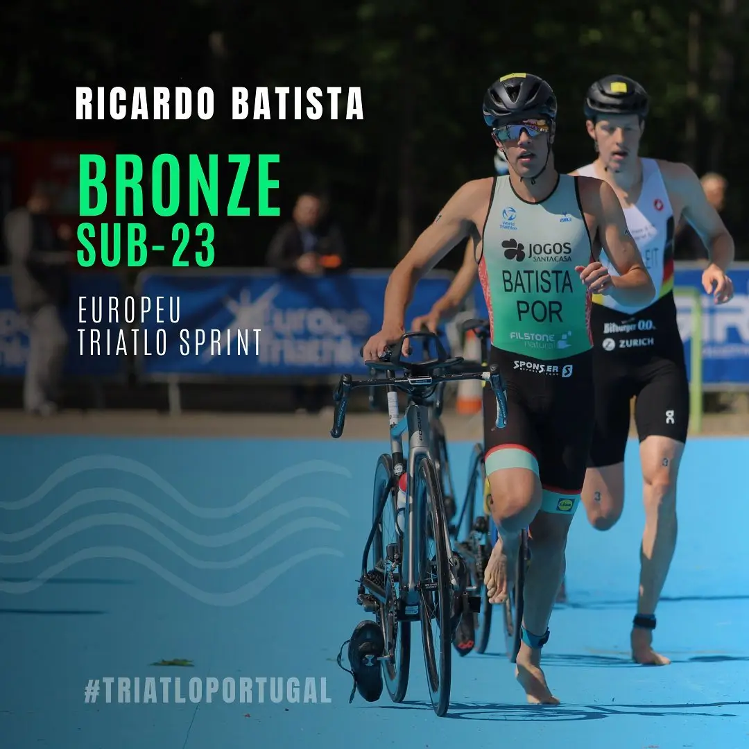 Ricardo Batista sagra-se campeão europeu de triatlo sprint