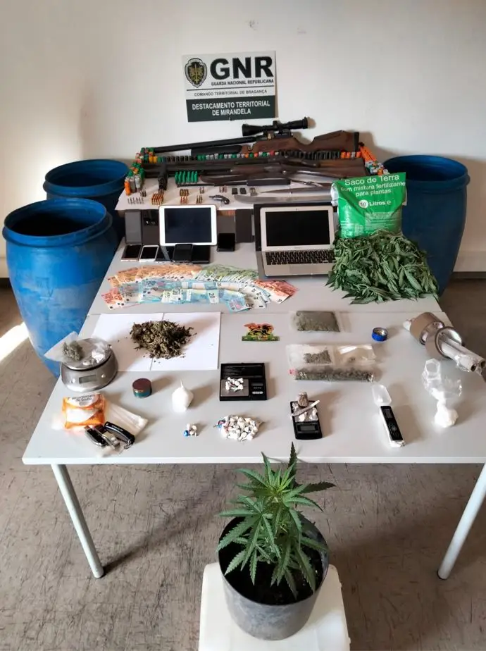 Prisão preventiva para suspeitos de tráfico de droga no norte do país