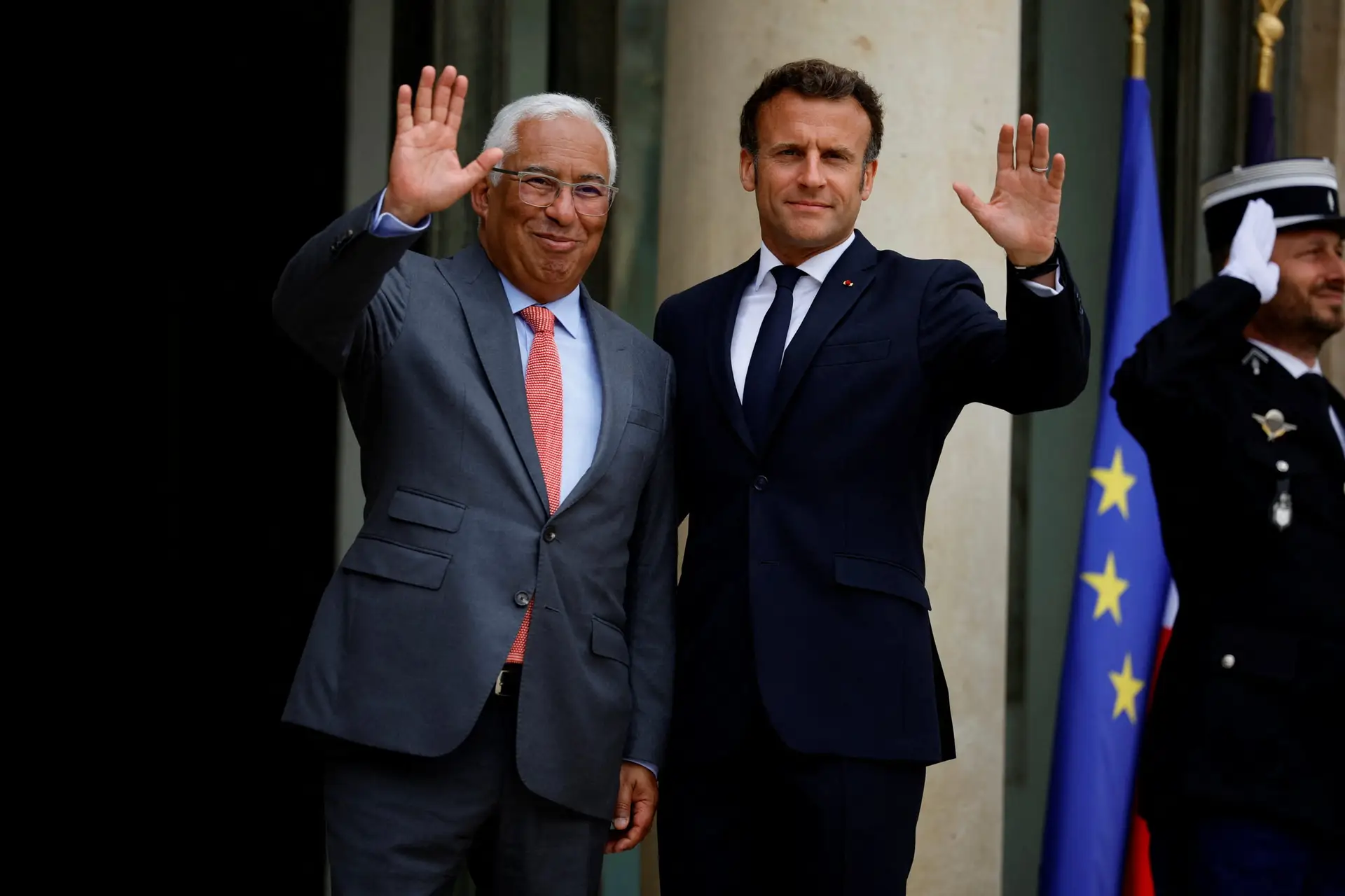 Paz, segurança alimentar, defesa e crise energética: o encontro entre Costa e Macron