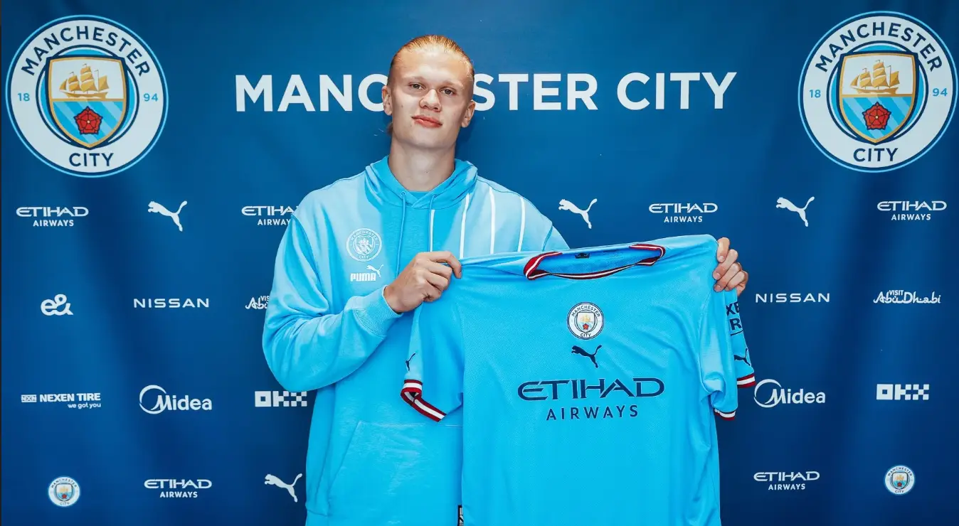 Haaland, do Manchester City, é eleito o melhor jogador do ano na Inglaterra