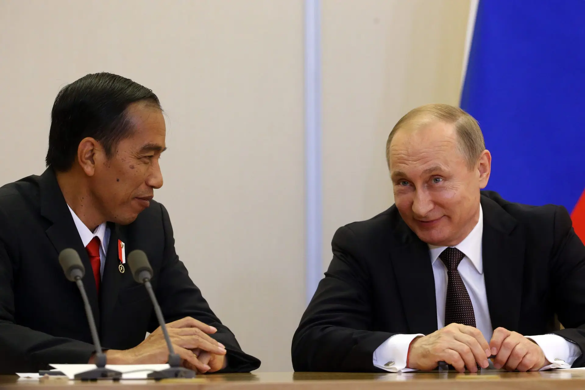 Presidente da Indonésia vai reunir-se com Vladimir Putin