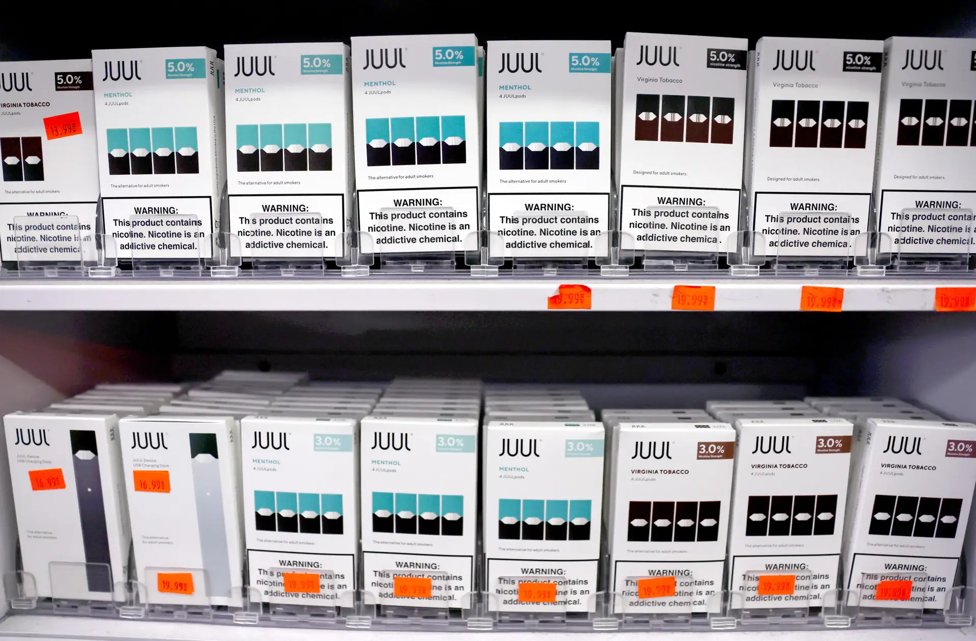 EUA proíbem venda de todos os cigarros eletrónicos da Juul Laabs