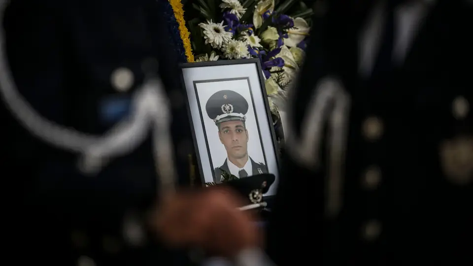 Cerimónias fúnebres do agente da PSP Fábio Guerra
