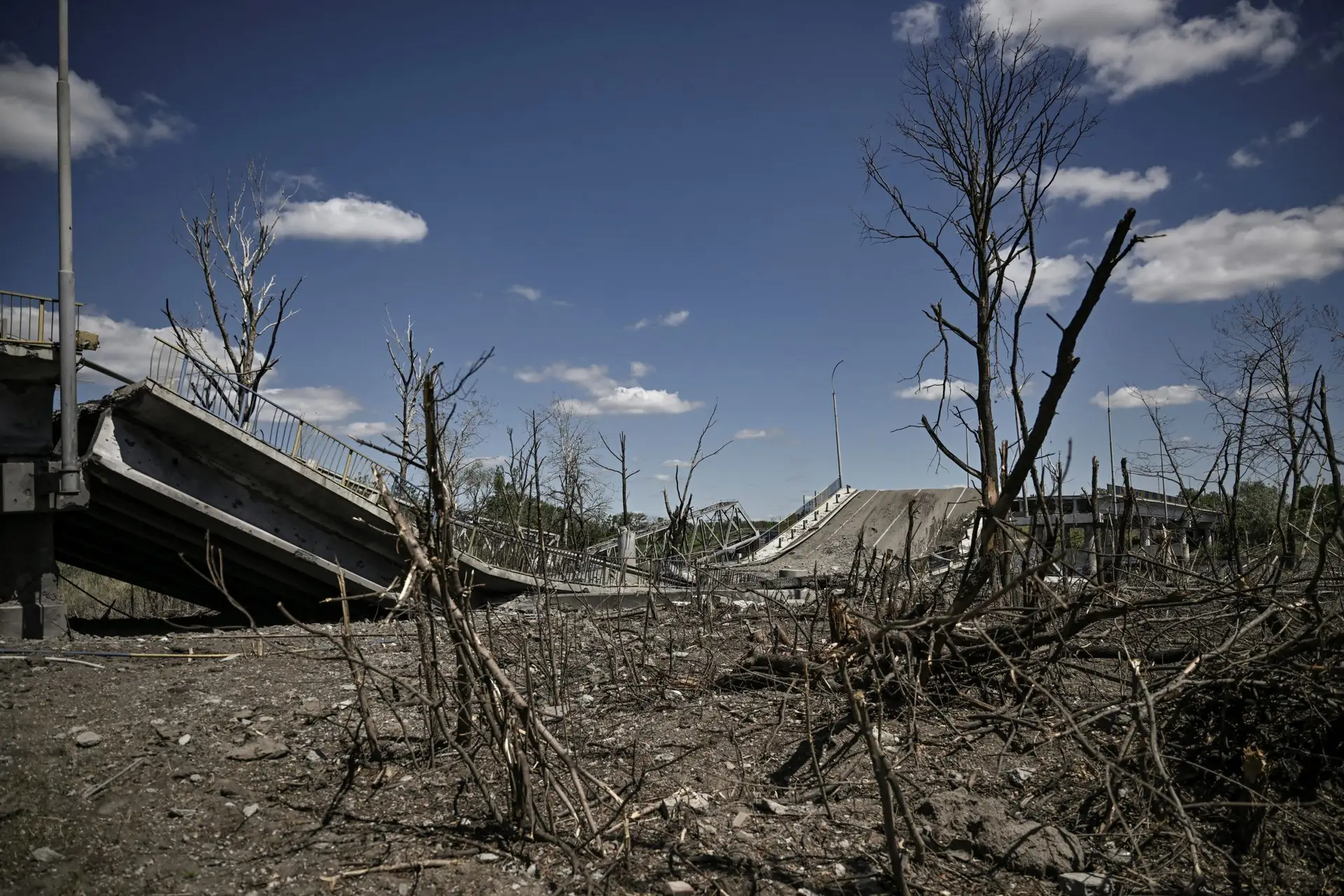 Grande parte das infraestruturas ucranianas foram destruídas pela Rússia
