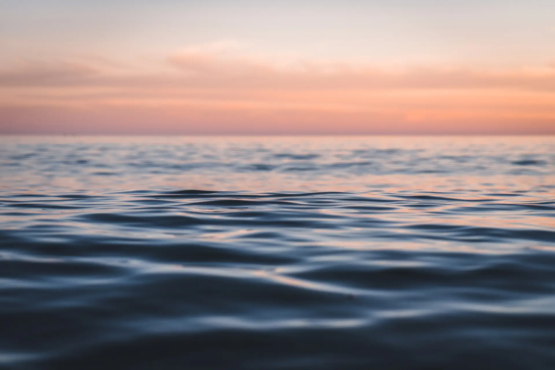Soft color calm sea close-up relaxing seascape. Zen-like meditative summer background, Costa del Sol, Spain