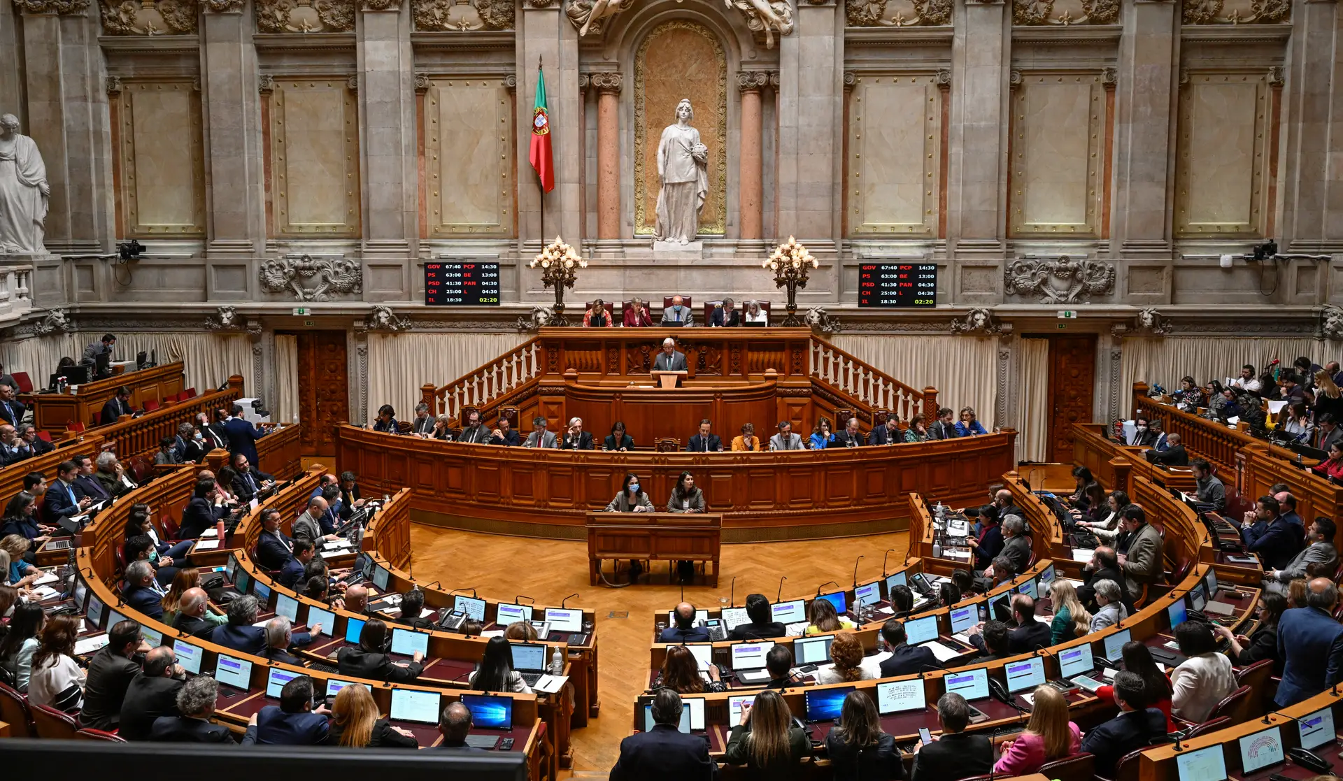 Parlamento debate e vota moção de censura ao Governo