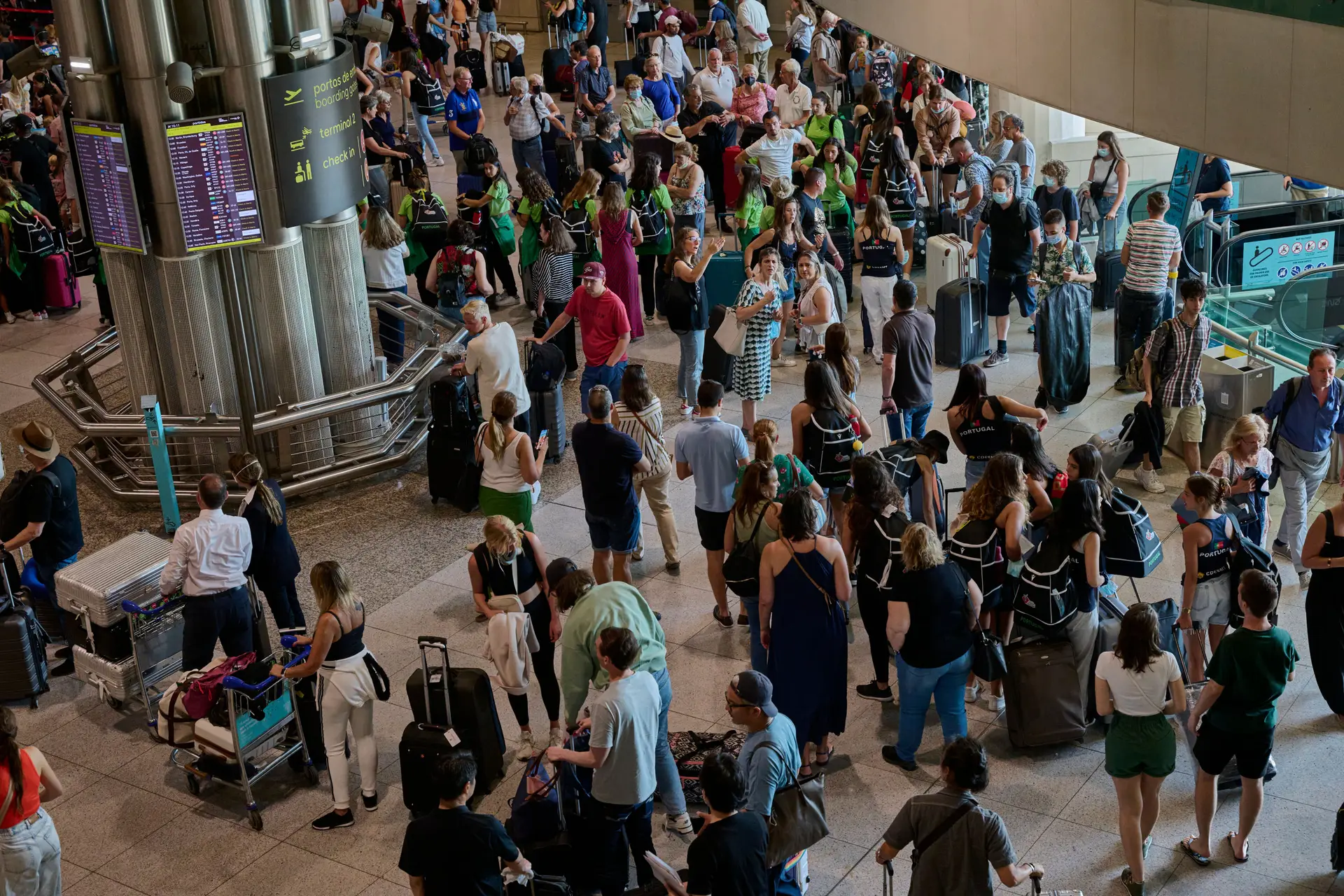 Aeroporto de Lisboa com 26 voos cancelados